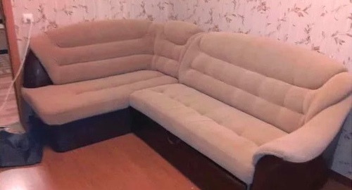 Перетяжка углового дивана. Железногорск-Илимский
